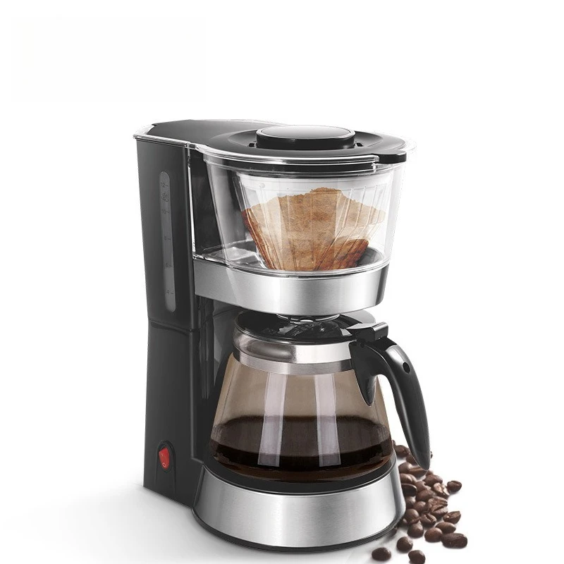 2026 Household Small 1.2L American Drip Coffee Maker, Semi-Automatic Drip Coffee Pot, Multi-function Tea Brewer