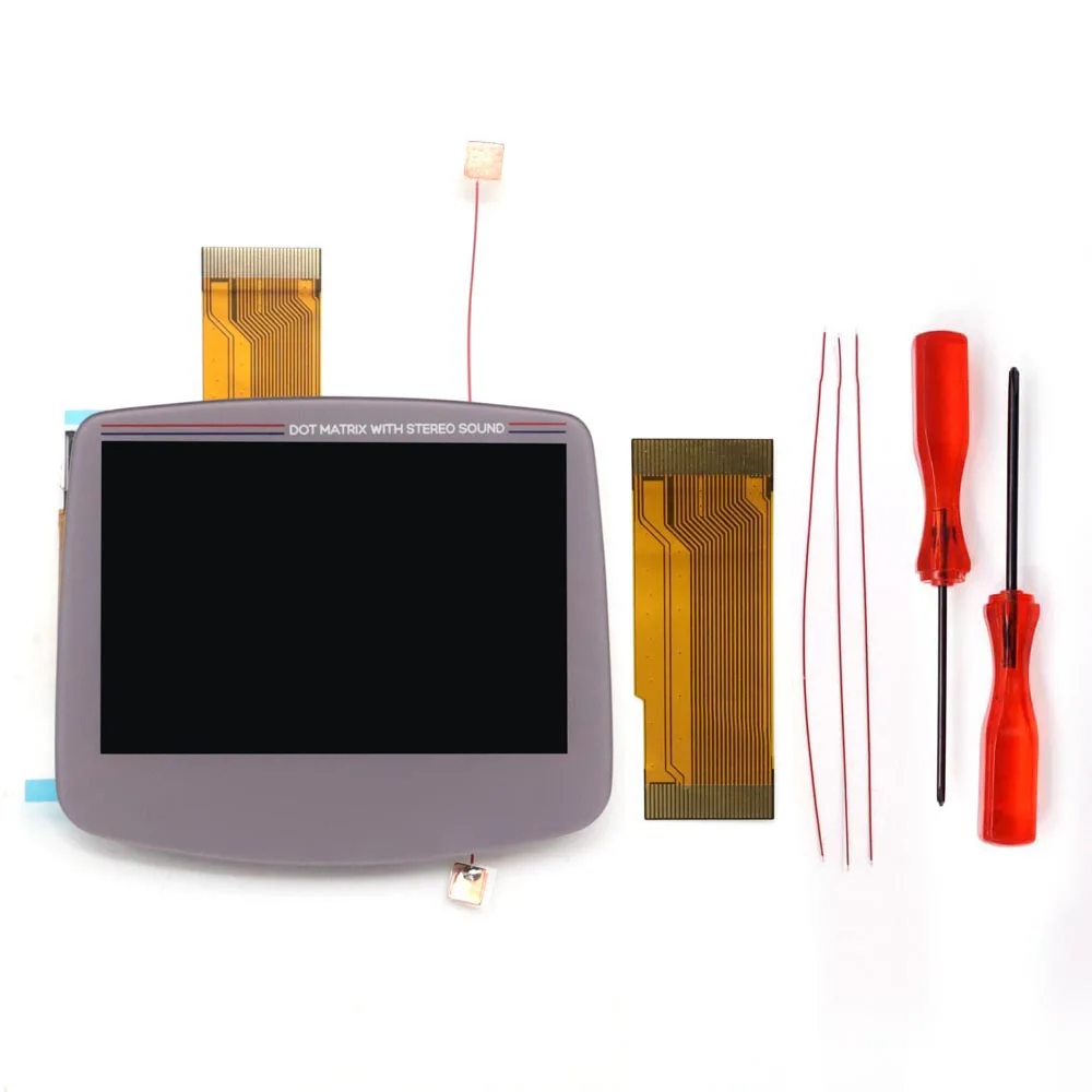 HISPEEDIDO Rechargeable for GBA V5 IPS HD 720x480 Drop-in Screen Kits No welding required Desaturation FRM OSD w/Shell image 3