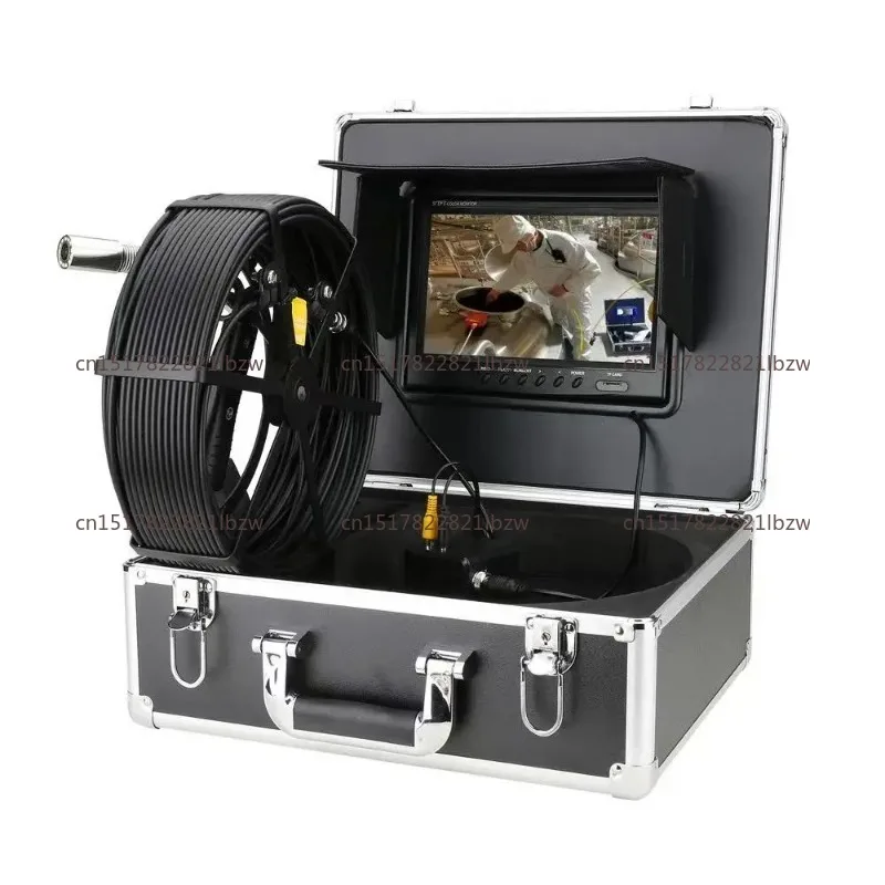 20M to 150m black cable 1080p pipe inspection 23mm waterproof sewer 7 inch 9 inch with video endoscope camera