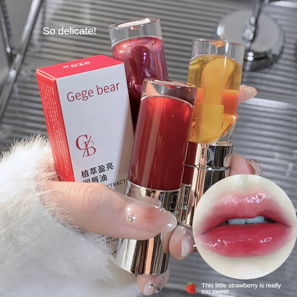 6Colors Moisturizing Liquid Lipstick Jelly Lasting Cherry Red Pink Lip Gloss Sexy Non Sticky Cup Lip Tint Korean Lips Oil Makeup