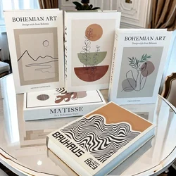 Boho Matisse Bauhaus Openable Luxury Fake Book Storage Box Decorative Books Home Decor Coffee Table Bedroom Interior Decoration