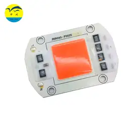 Büyümek ışık tam spektrumlu LED COB lamba AC220V 20W 30W 50W sürücüsüz giriş akıllı IC sürücü DIY LED projektör spot ampul