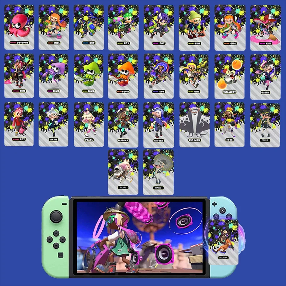 NEW Fire Emblem Zelda Splatoon 3 Animal Crossing Amiibos Cards Apply to the  Zelda Fire Emblem  Splatoon 3 Latest Amiibos Props