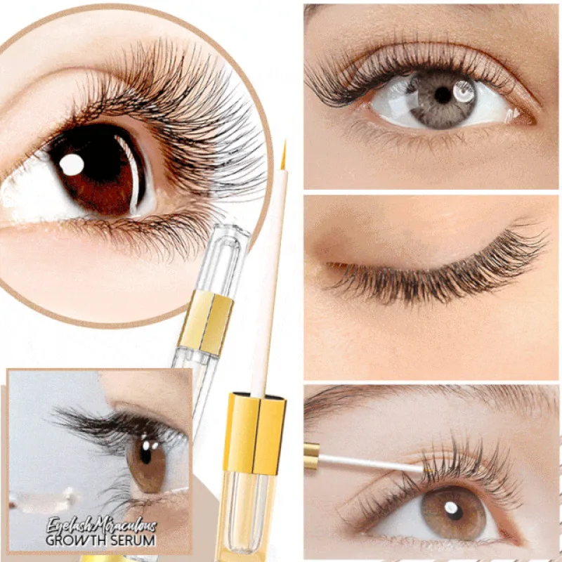 Herbal Eyelashes Growth Treatment Liquid Serum Enhancer Eye Lashes Longer Thicker Better Than Eyebrows Extension Powerful Makeup