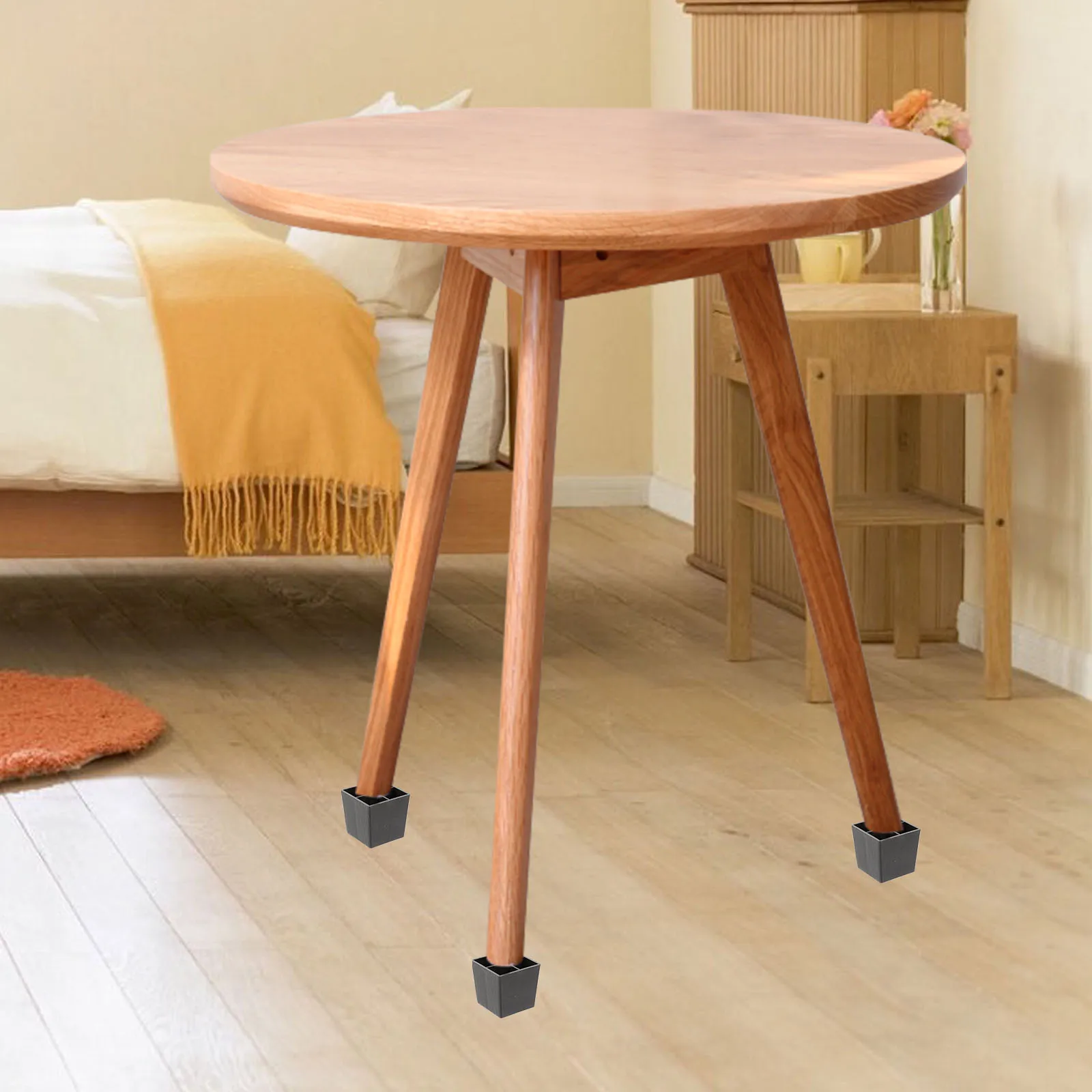 Sofabeine, 4er-Set, 4 Ersatz-Couchfüße, Möbelbeine für Schrank, Stuhl, Kommode, Kunststoff-Sofafüße, erhöht