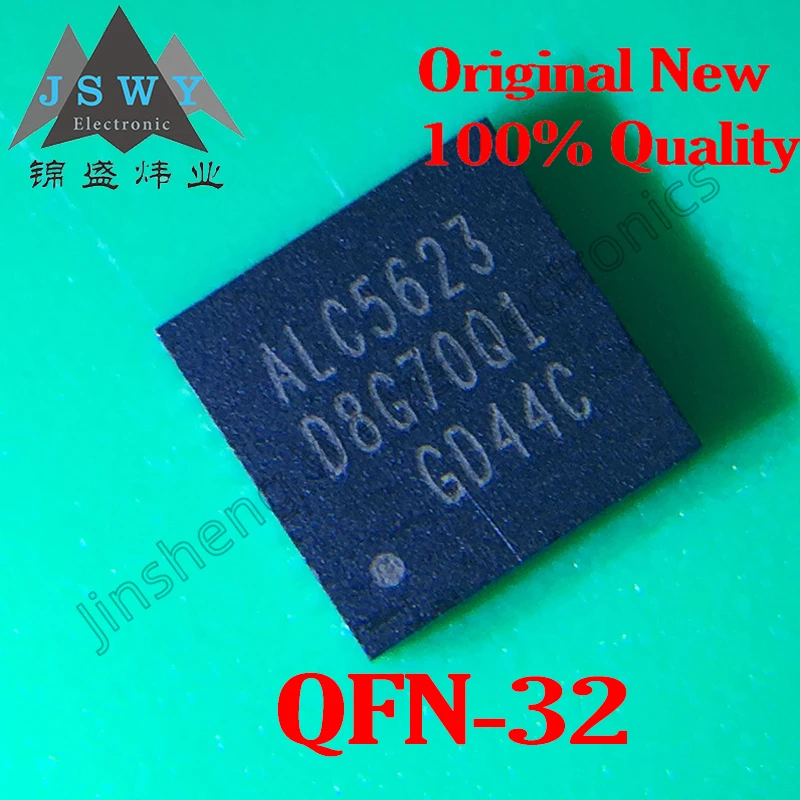 

(10-30PCS) ALC5623/QFN-32/Audio Codec Chip/Imported/Original/In Stock/Fast Shipments