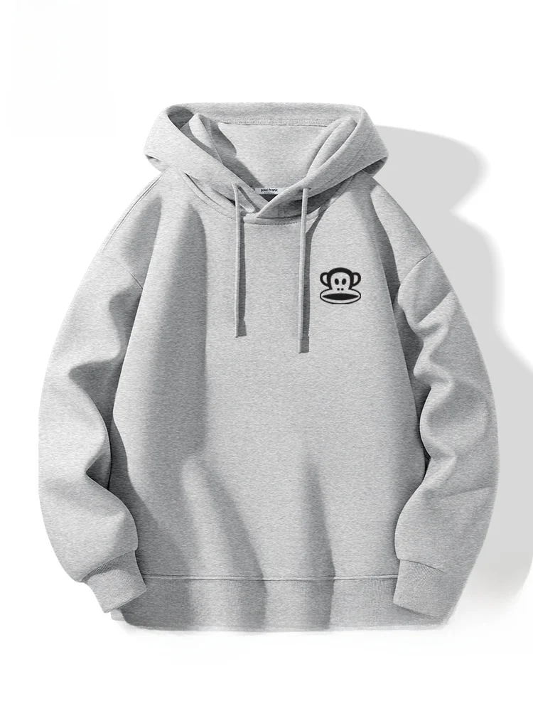 

Мужская толстовка-худи American Sle на весну-осень, свободный крой, с принтом обезьяны, хлопок/полиэстер, размеры M-L