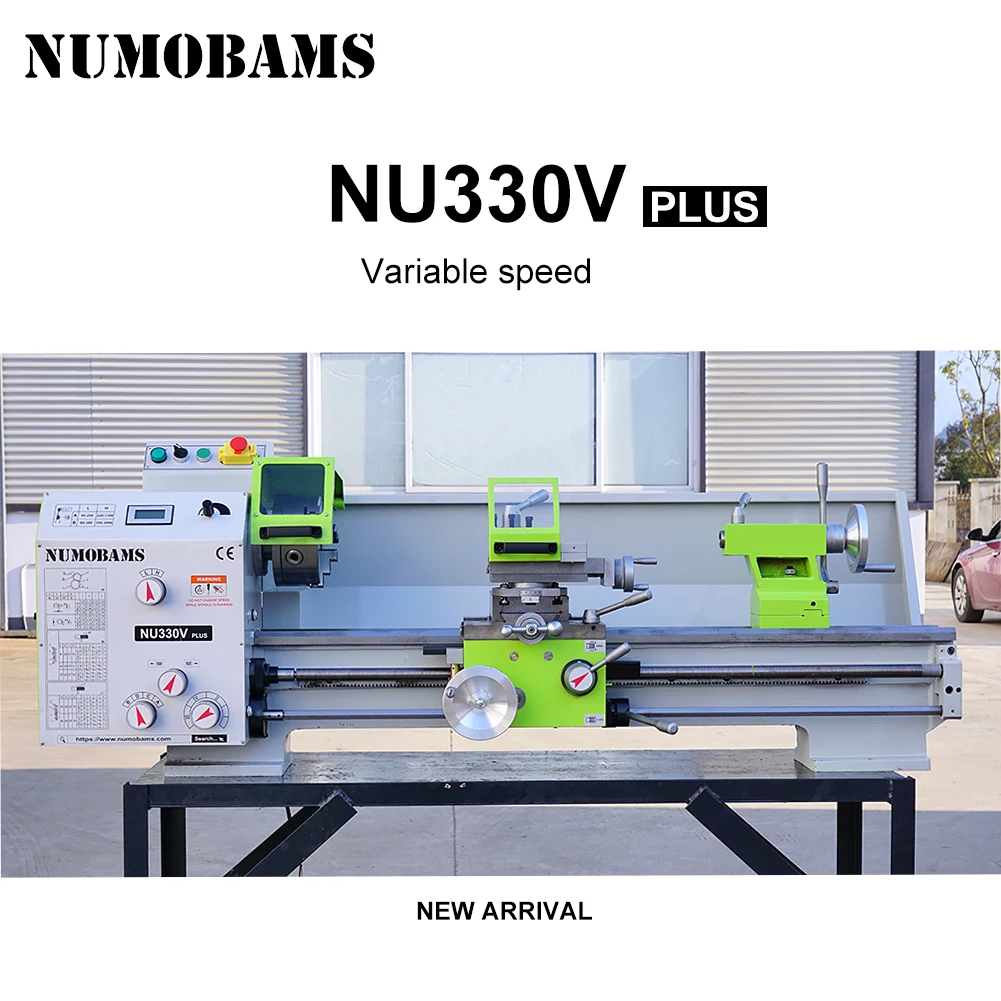 NUMOBAMS NU330V Plus 1500W Motor with 160mm Chuck 915*330mm DIY Metal Lathe Machine