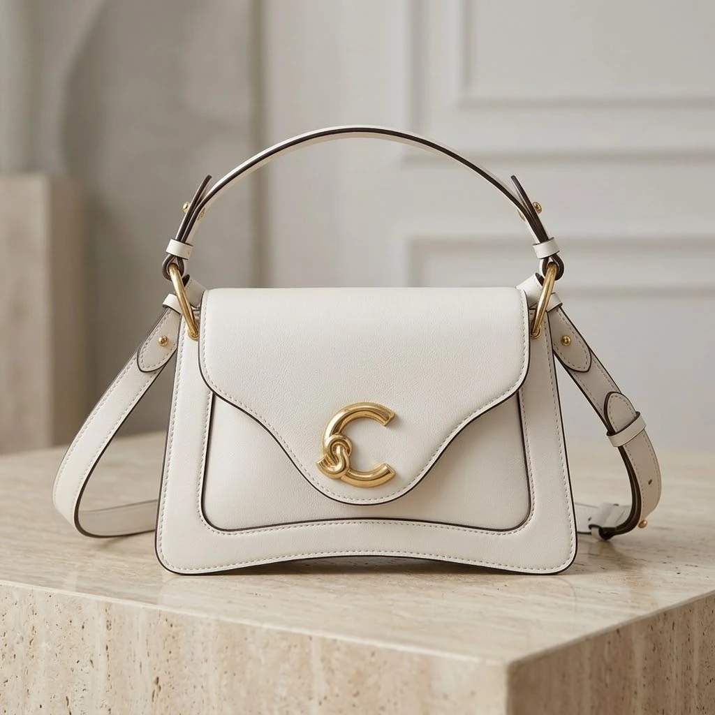 

Fashion Crossbody Bag Genuine Leather Elegant Look Daily All-match Ladies Envelope Shoulder Bag