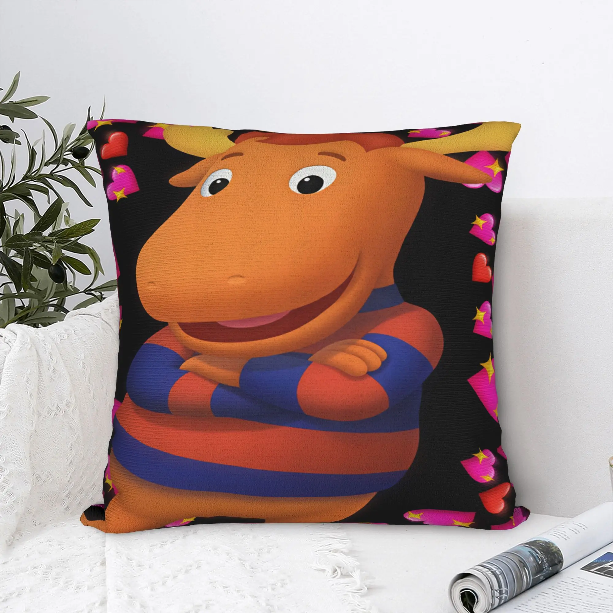 The Backyardigan Pillow Case  Square Pillow Cover Vintage Cushion Cover For Sofa Couch Bed Living Room