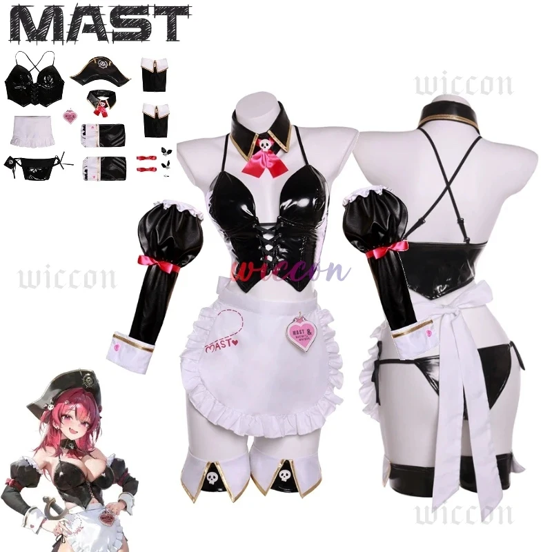 

Goddess of Victory: NIKKE Game Mast Cosplay SSR Level Support's Nikki Pirate Maid Romantic Maid Cosplay Costume Game Full Of Set