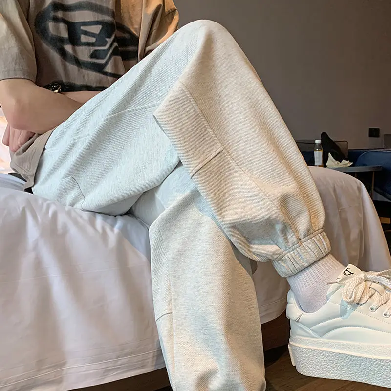 فضفاض الرجال Sweatpants الخريف الشتاء حجم كبير 250 Pou ey الرياضة بناطيل كاجوال العصرية الجديدة Sle مستقيم الساق السراويل