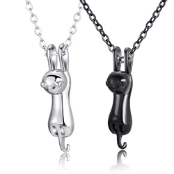 Stainless Steel Pet  Cremation Jewelry for Ashes Memorial Ash Jewelry Keepsake Cat Urn Pendants for Animal Ashes Necklace