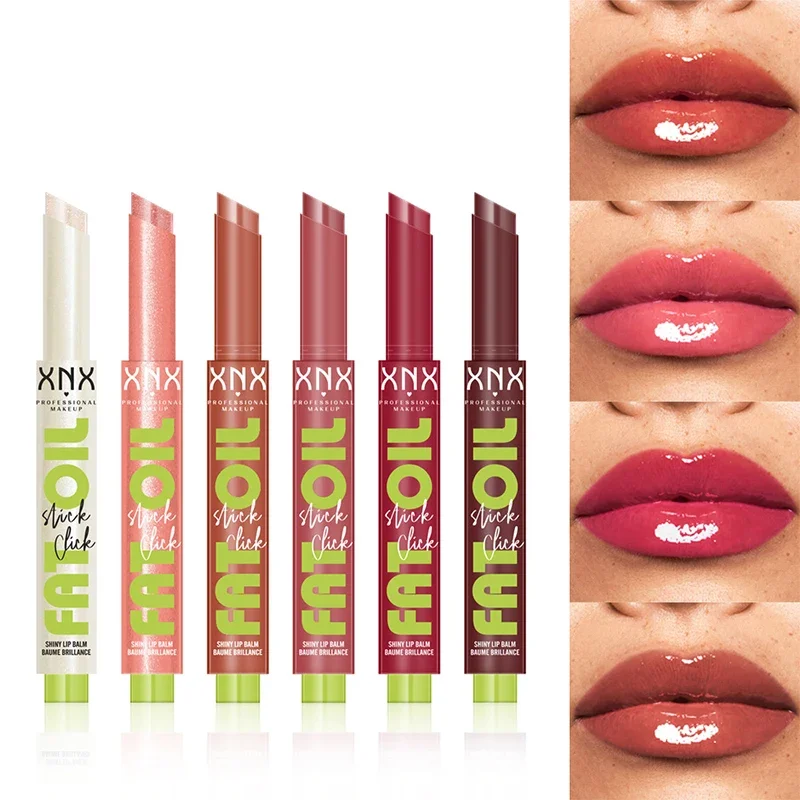 

EOEKKY Press Mirror Lipstick Gloss with Radiant Shine Long-lasting Waterproof Multicolor Silky Lip Care Hydrating Solid Labiales