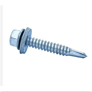 304 Hexagonal Small Flange 15H Structure Nail M5.5*38 stainless steel screw manufacturers