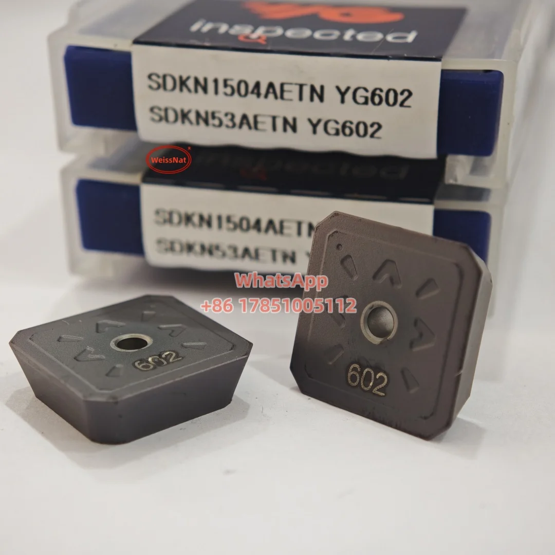 

YG-1 SDKN1203AETN, SDKT1504AETN YG602 Carbide Inserts SDKN42AETN, SDKN53AETN,SDKN Milling Insert
