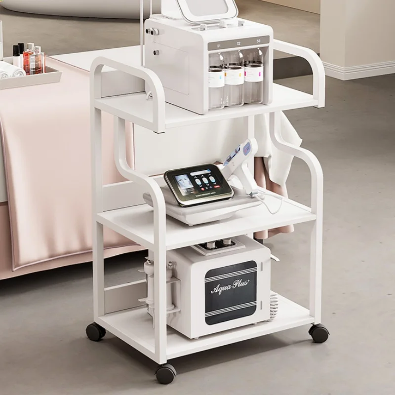 

The Beauty Instrument Storage Cart Portable Tool Trolley for Beauty Salons Cart with Wheels Tool Car Multipurpose Home Rack