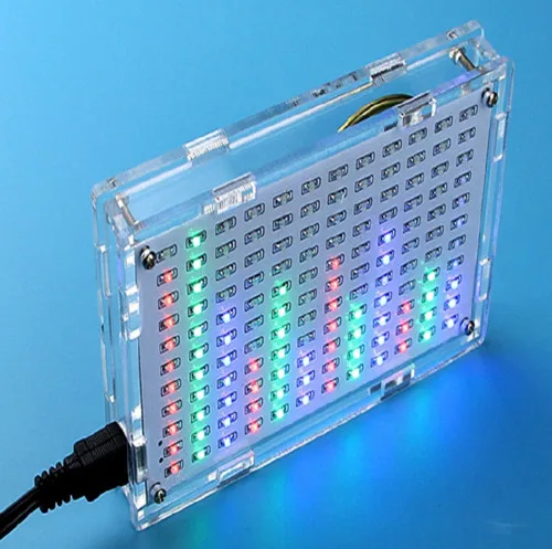 New LED Display Music Spectrum Analyzer Amplifier Hifi MP3 PC Audio Level Meter Kits