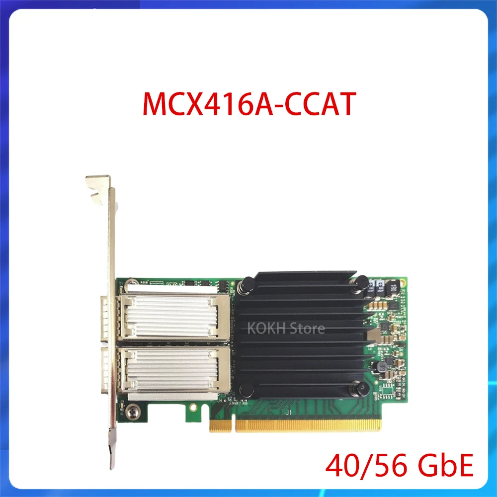 Original ConnectX-4 CX416A PCIe X16 3.0 Ethernet MCX416A-CCAT Network Daughter Card Ethernet Adapter Card