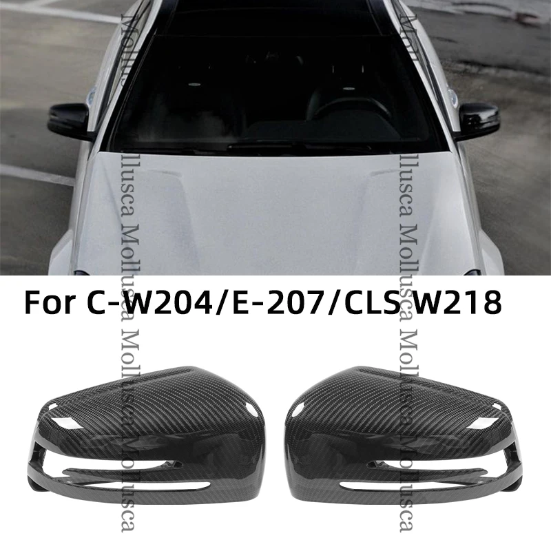 Mirror housing replacement For Mercedes-Benz C-Class W204/E-Class W207/CLS W218 carbon fiber Forged carbon 2014-2019