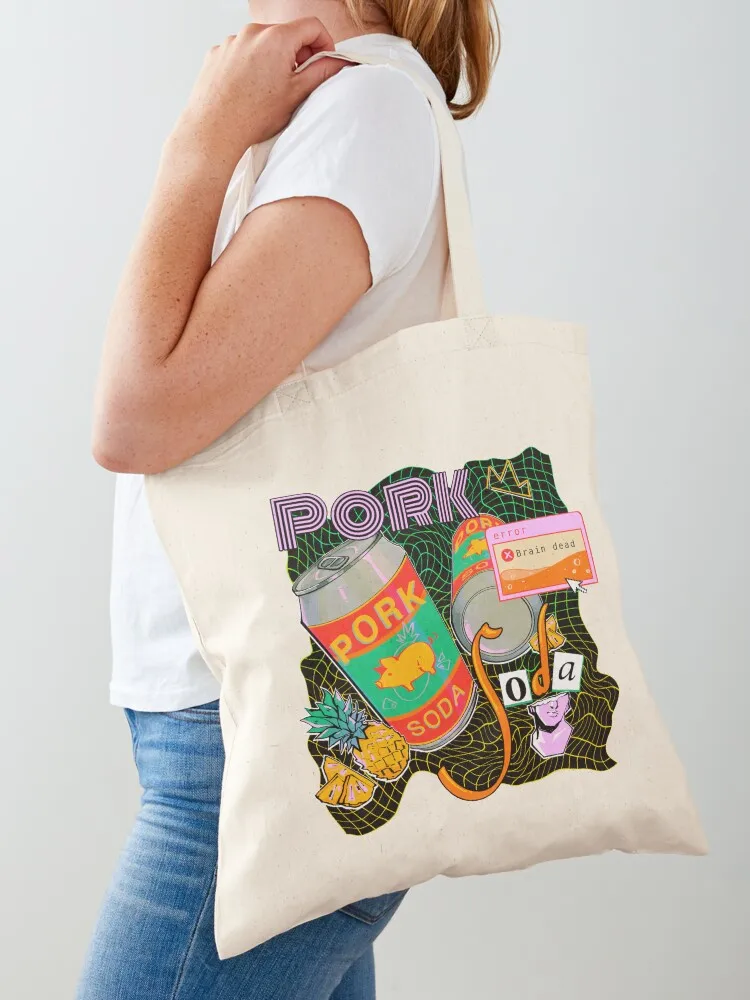 

Pork Soda - Glass animals Tote Bag Candy bags Gift bags bags woman 2025 supermarket folding bag