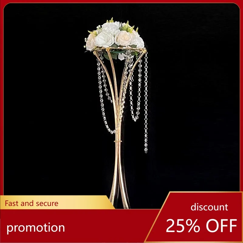 

Zml iron electroplated aisle candle holder wedding hotel banquet hall party decoration ornament