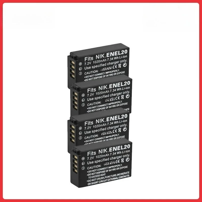 

Аккумулятор EL20 EL20a 1020 мАч EN-EL20 EN-EL20a для камер Nikon Coolpix P1000 P950 1 J1 J2 J3 AW1 DL24-500