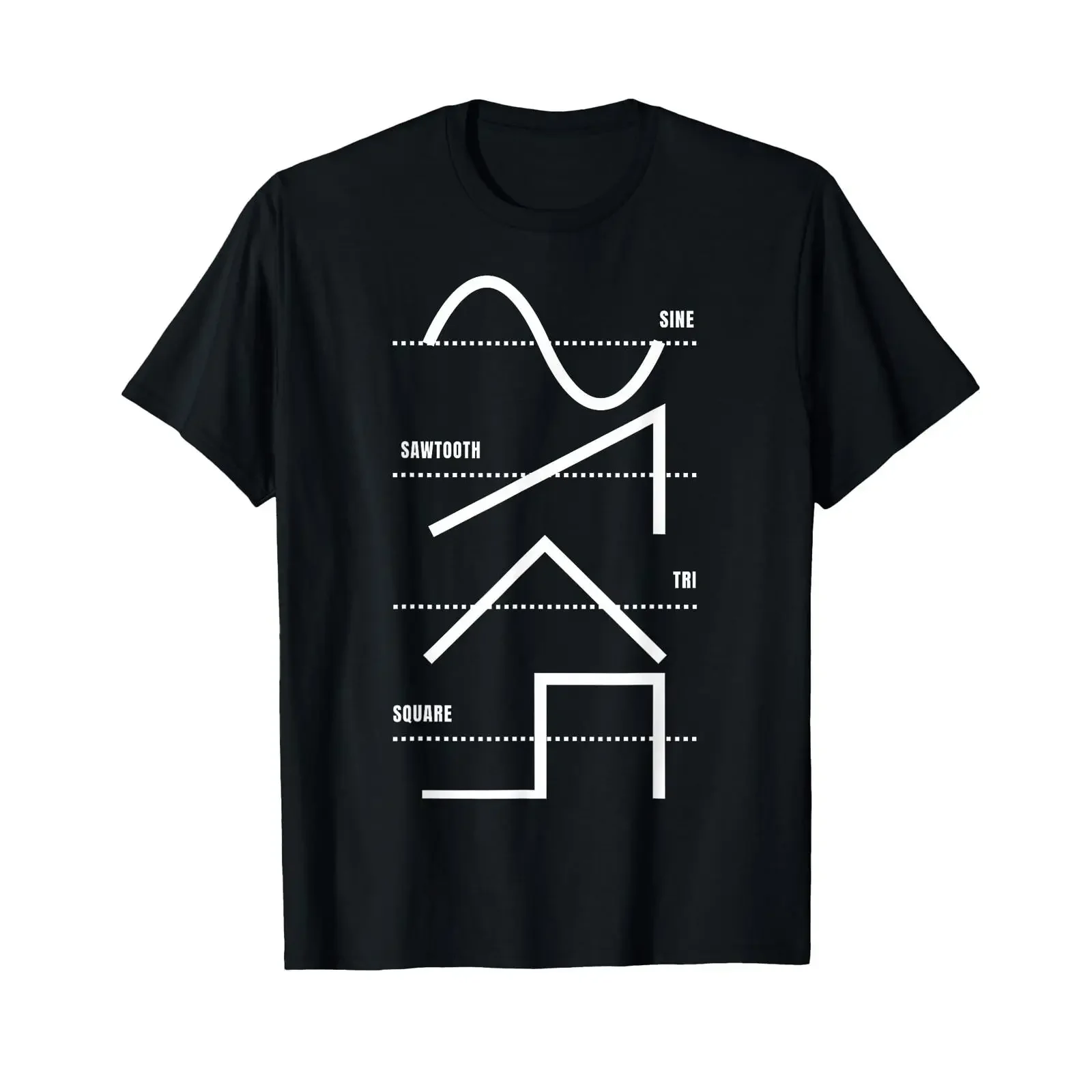 Vintage Analog Synthesizer Techno Waveform Synth Nerd T Shirt vintage Washed streetwear Stylish Casual designer clothes Soft