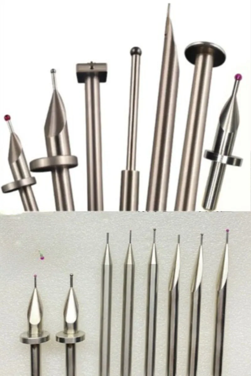 Sonda de Medición de Altura TESA con 6 Sondas de Cabeza Esférica y Sondas de Bola de Rubí