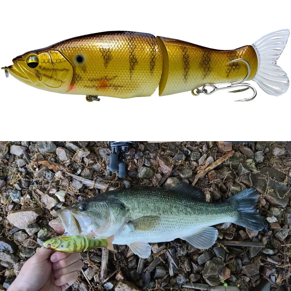 TSUYOKI-señuelo de pesca Swimbait, 135mm, 28g, cebo articulado de hundimiento lento, Wobbler, cebo duro Artificial, Lucio, pesca en mar, lubina Bigmouth