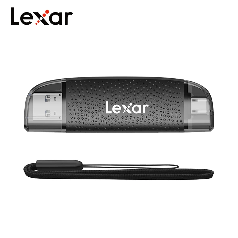 قارئ بطاقة ليكسار 310u ، 2 في 1 ، usb نوع a/c ، دعم sd/micro sd ، قارئ بطاقة الذاكرة ل microsdhc/sdxc ، الأصلي