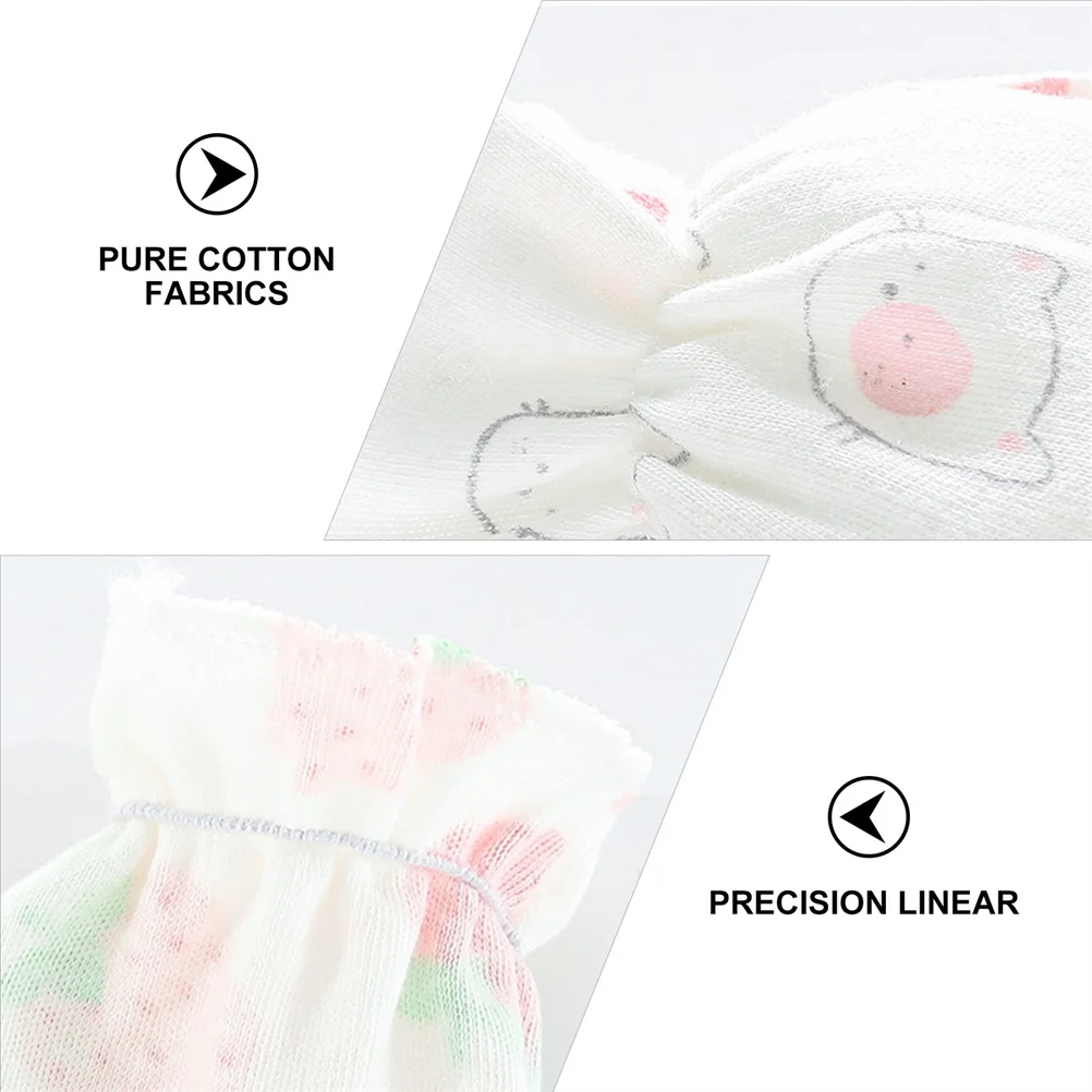 

8 Pcs Mitten Baby Anti Scratch Gloves Mittens Infant Cotton Face Protection Newborn