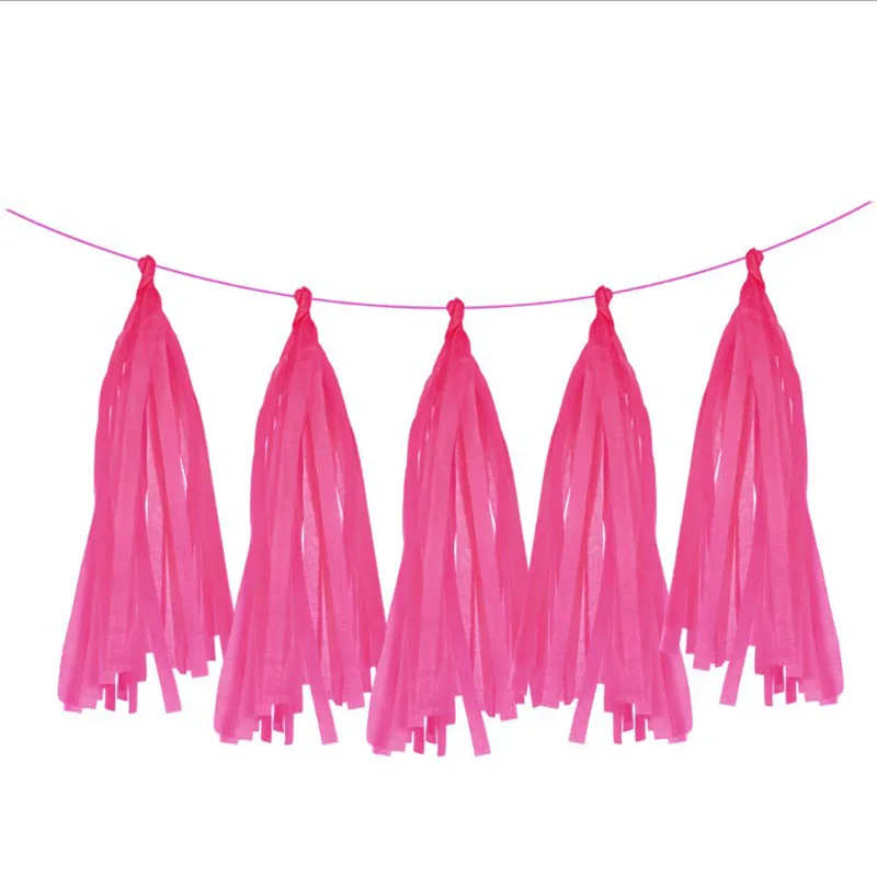 Tassel z bibuły Dekoracja urodzinowa Wisząca girlanda Wstążka Kurtyna Baby Shower Decor Parti Celebration Supplies — zdjęcie 6