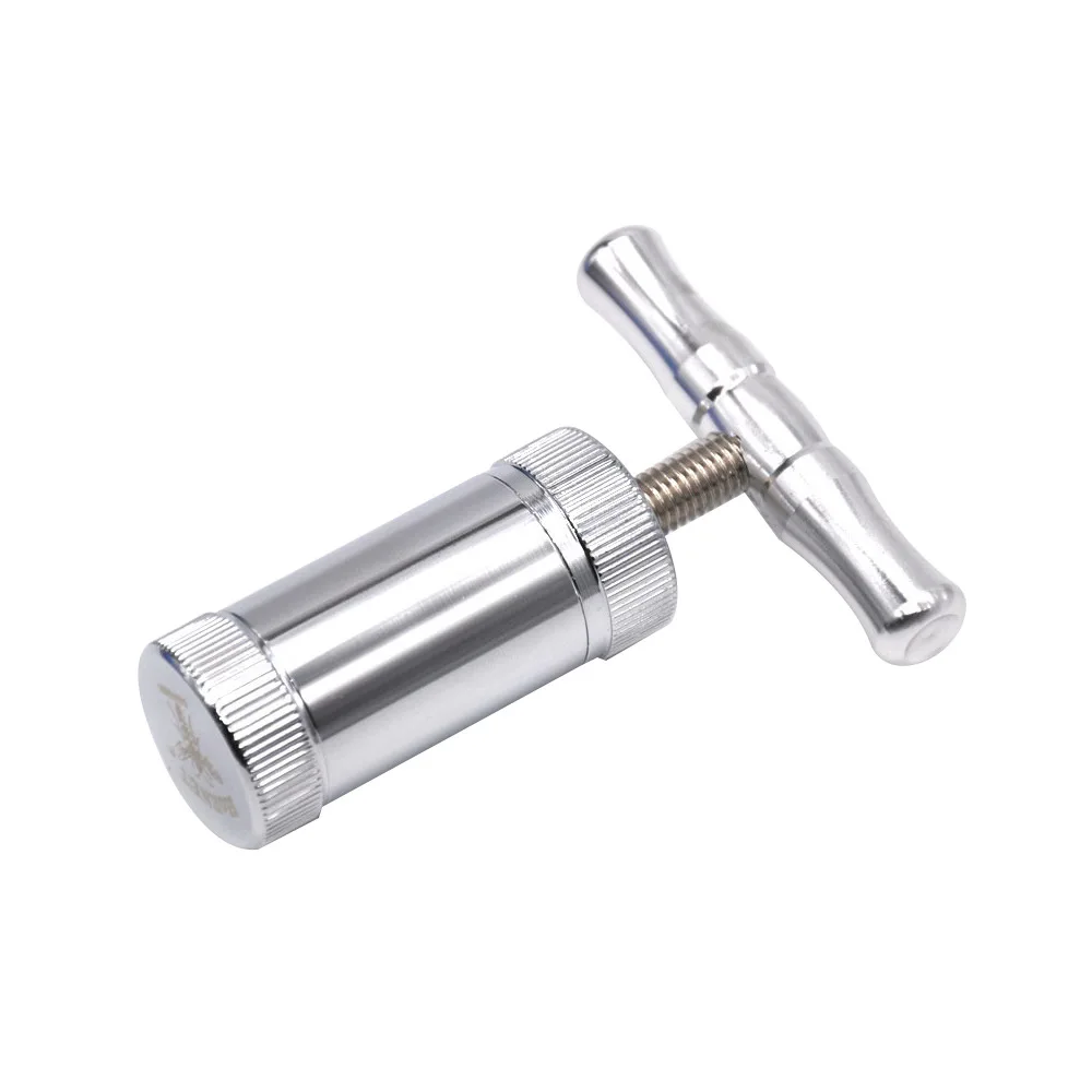 mini aluminum alloy portable cigar tobacco T bar compreeor press herb grinder crusher pouncher smoking accessories tools