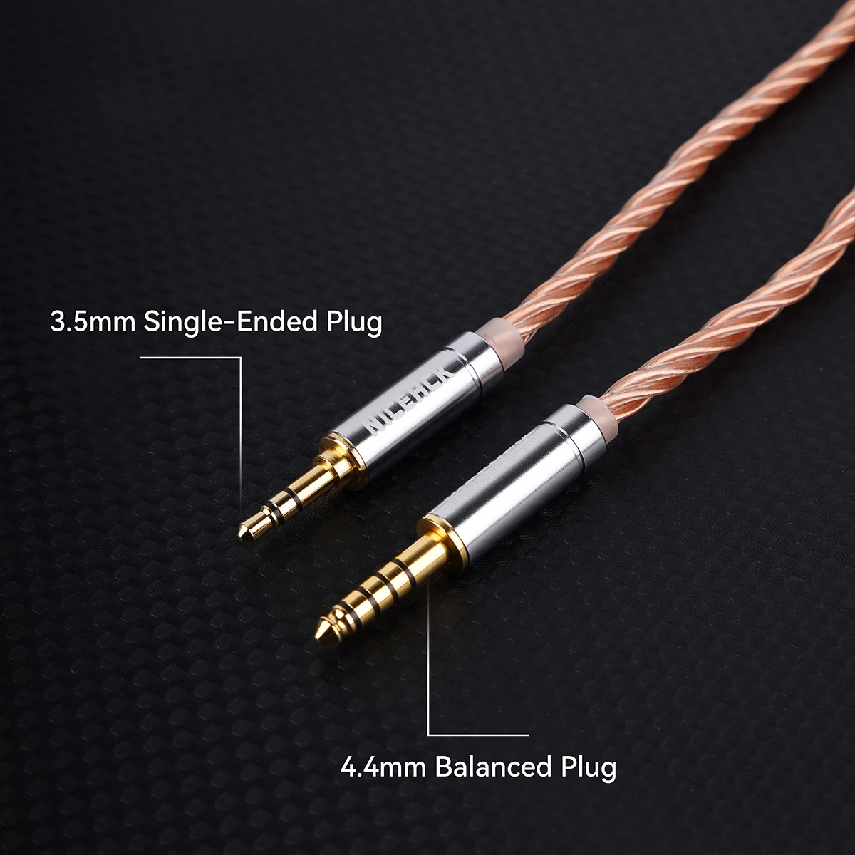 NiceHCK cHeart Wire In Ear Monitor Earphone Replace Cable 4N OFC Wire 0.78 2Pin for YDX CHUII Starfield F1 Pro Quintet Cadenza