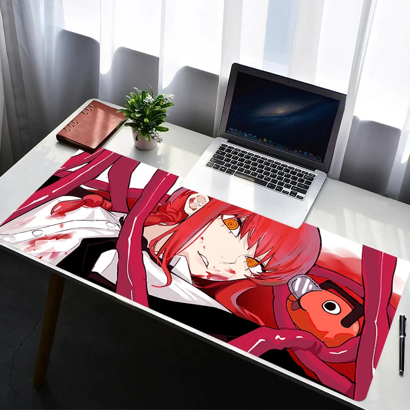 

Mouse Pad Laptop Rubber Extended Desktop Mat Computer Gamer HD Mousepad PC C-chainsaw Man Makima Gaming Accessories Keyboard Pad