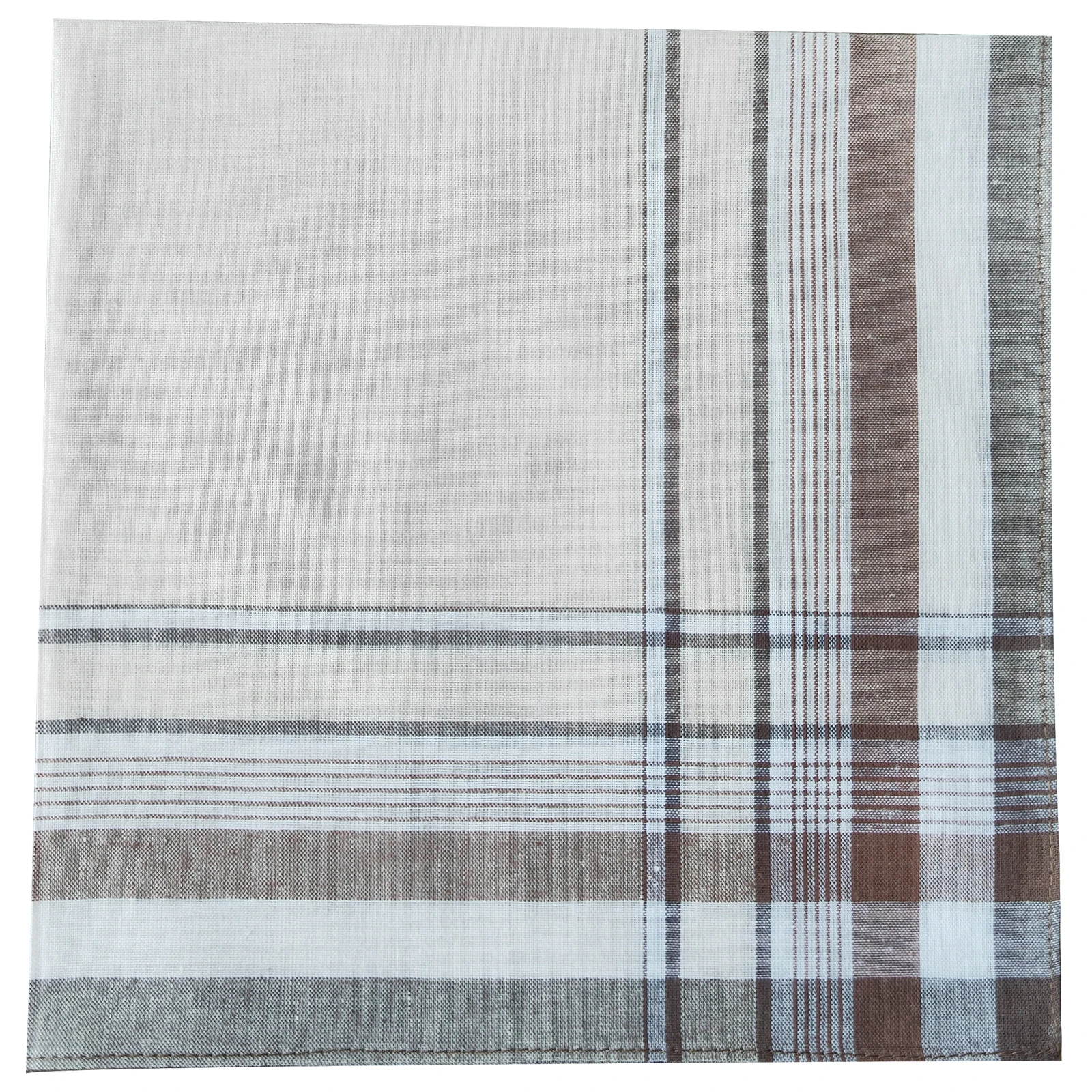 Vintage Satin Cotton Handkerchief, Classic Design