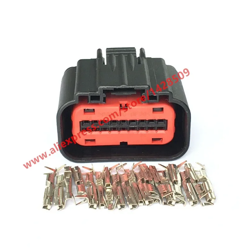 1 Set 18 Pin ECU Socket Automotive Air Flow Meter Plug ACC Cruise Connector 1488533-5 For Land Rover Ford Range Rover