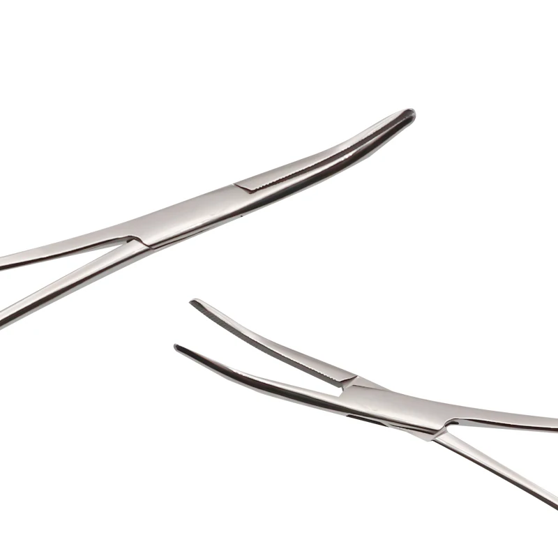 

1 шт. Ножницы хирургические стоматологические из нержавеющей стали, гемостатические щипцы с прямым/изогнутым кончиком, 14/16/18 см, медицинские инструменты для стоматологов
