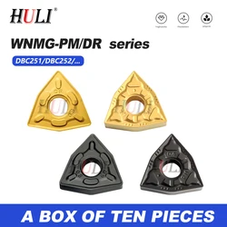 WNMG080404/080408/080412-PM WNMG080412-DR Machining Center Lathe Blades Processing Steel Parts Stainless Steel Cutting Inserts