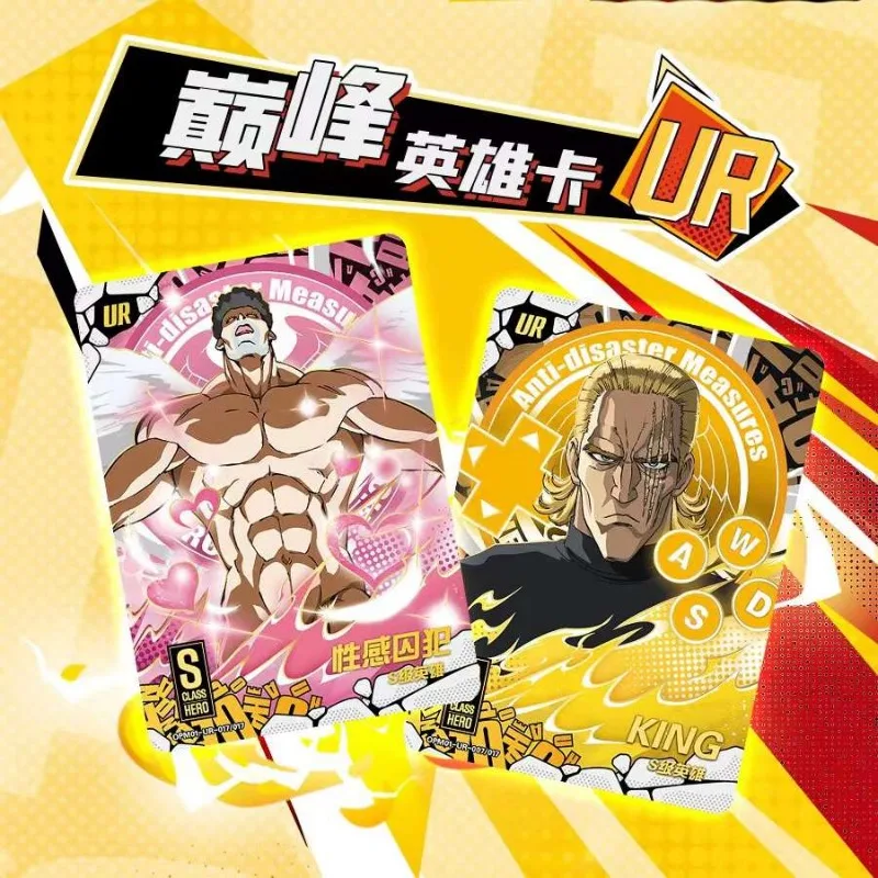 KAYOU New Original One Punch Man Card Hero Namebook Serious Version BP Saitama Genos Anime Battle Collection Cards Kids Toy Gift