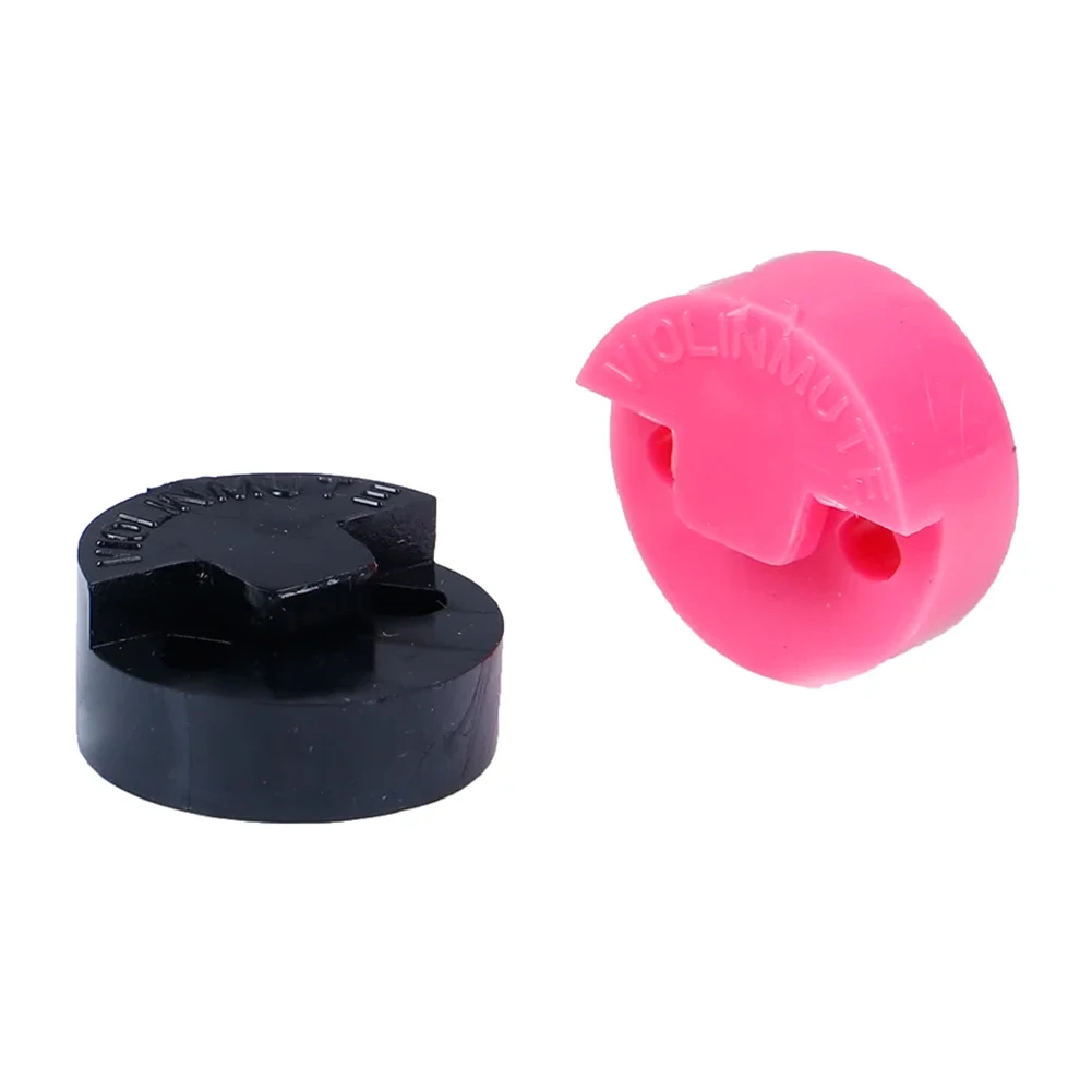 5pcs Rubber Violin Mute Professional Violin Parts 20 X 20mm Round Rubber Violin Mute Silencer Stringed Instrument Accessories