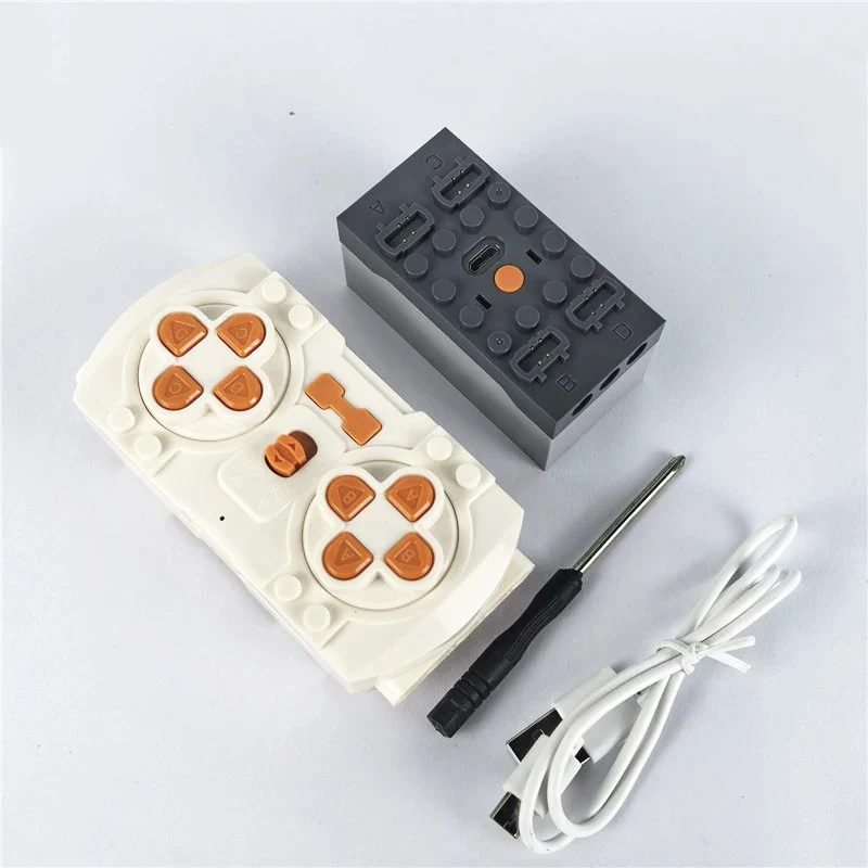 Technical 2.4G Bluetooth Lithium Battery Power Pack APP Module  MOC Building Blocks Power Functions 8878 13100 for Motor Toy Car