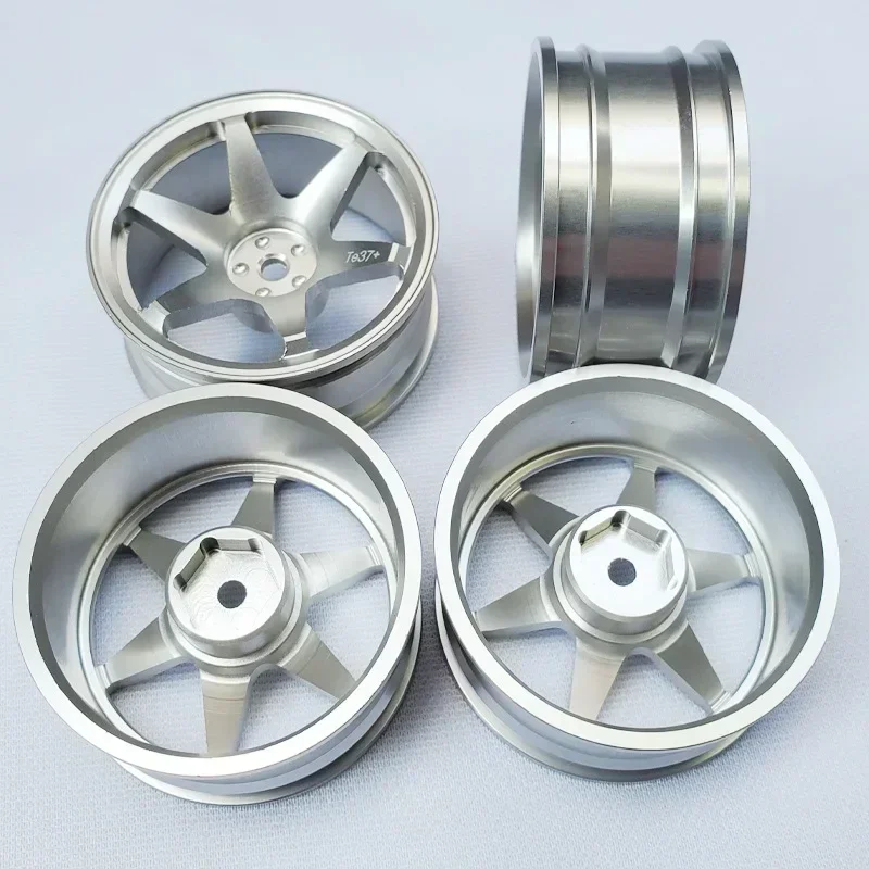 4-Piece RC Wheels, Spare Parts & Accessories, Aluminum Alloy Wheel Hubs for 1:10 Vehicles