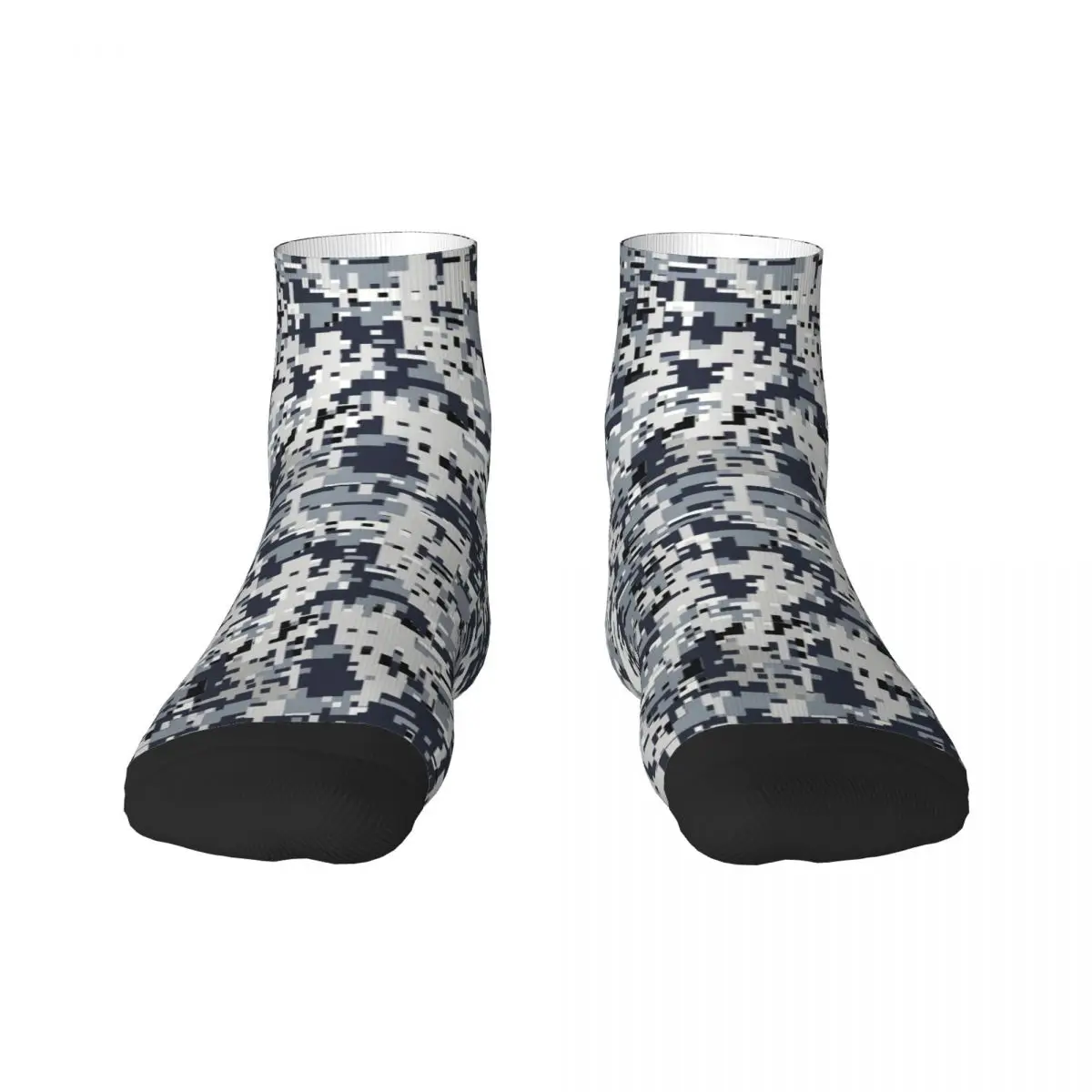 Urban Style Digital Camo Dress Socks for Men Women Warm Fashion Novelty Army Tactical Camouflage Crew Socks