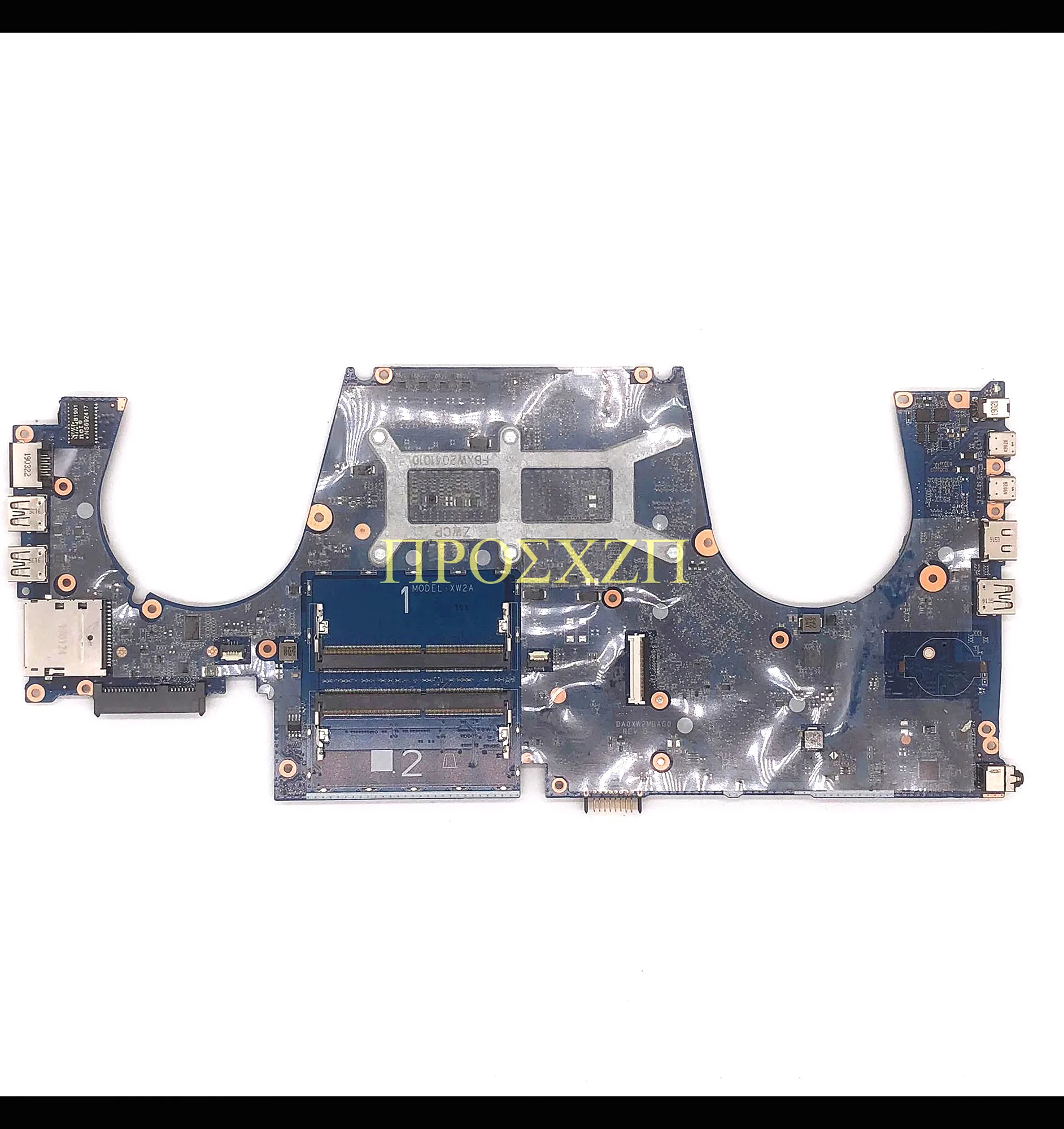 DA0XW2MBAG0 High Quality Mainboard For HP ZBOOK 15 G5 Laptop Motherboard W/ SR3YZ I7-8850H CPU N18P-Q1-A1 P1000 100% Tested OK