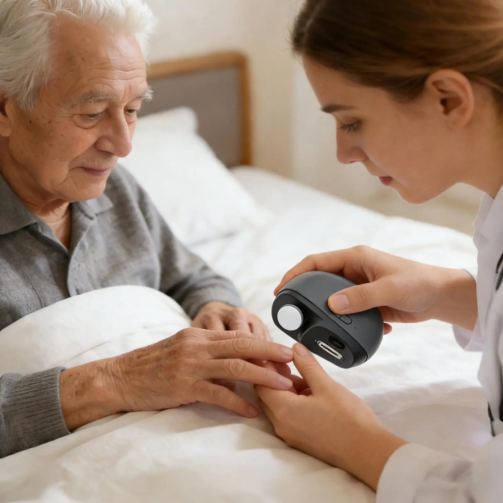 

Lightweight Rechargeable Electric Nail Clippers & File, Cordless Trimmer Polisher with LED Light & Safety Lock for Kids & Senior