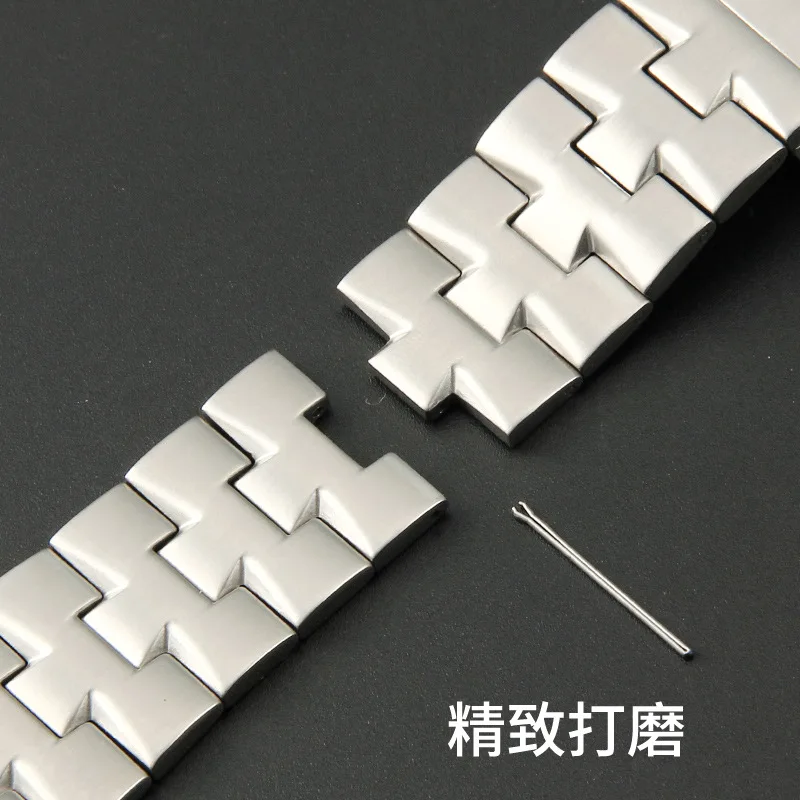 Ремешок для часов из нержавеющей стали с твердым выпуклым концом для Vacheron Constantin Overseas 47660/47040, бусины из риса, металлический браслет с инструментом