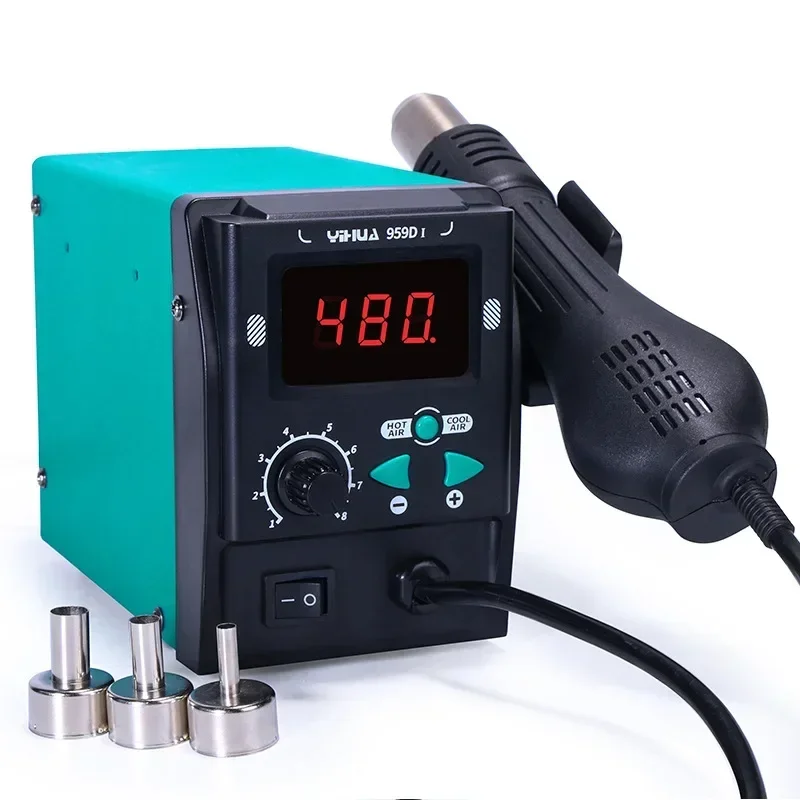 YIHUA hot air gun welding table, mobile phone maintenance, disassembly welding table, digital display hot air welding table