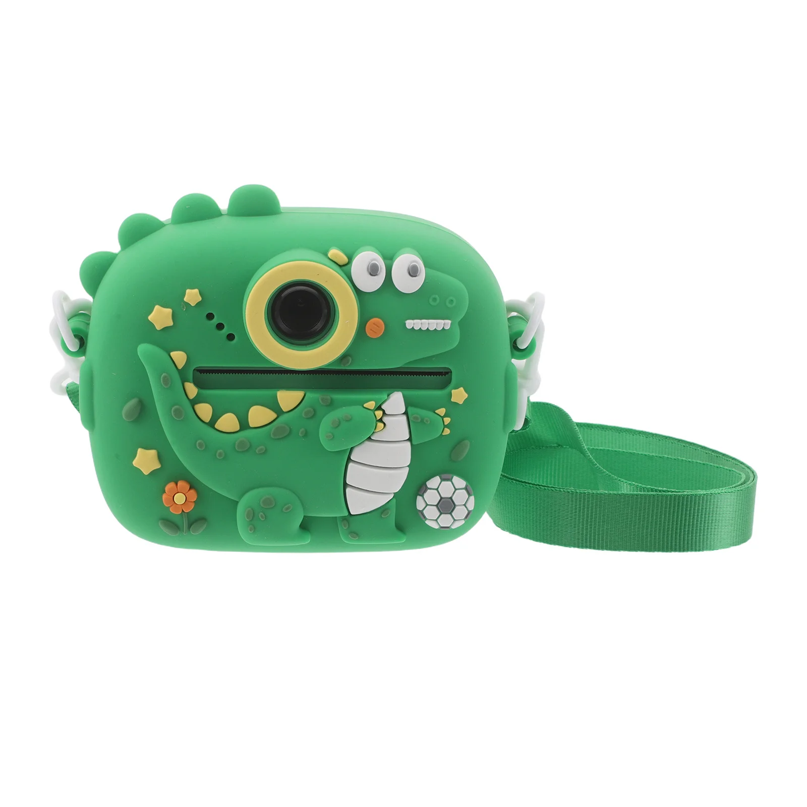 

Детская цифровая камера с мультяшным дизайном, двойной объектив, видеорегистратор с мгновенной печатью для мальчиков и девочек, семейная запись, детская игрушечная камера